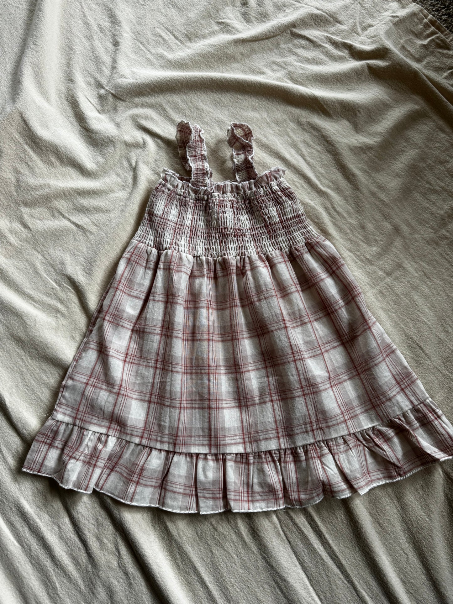 Plaid sleeveless Dress