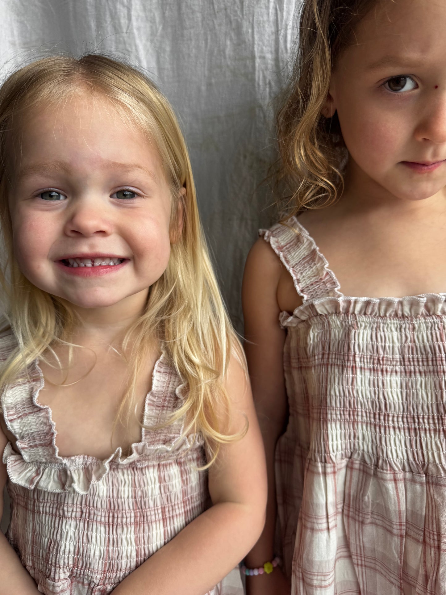 Plaid sleeveless Dress