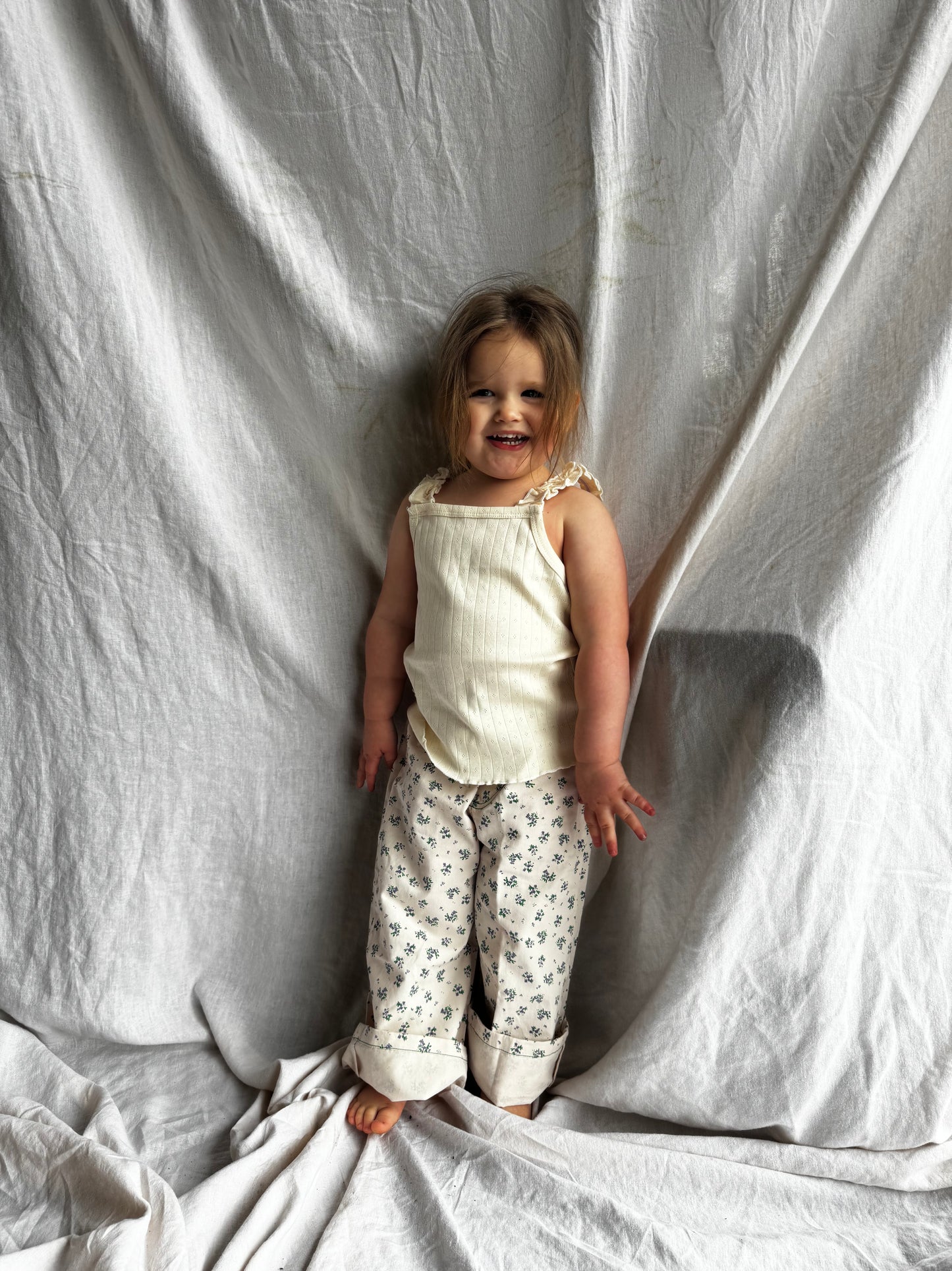 butter yellow pointelle