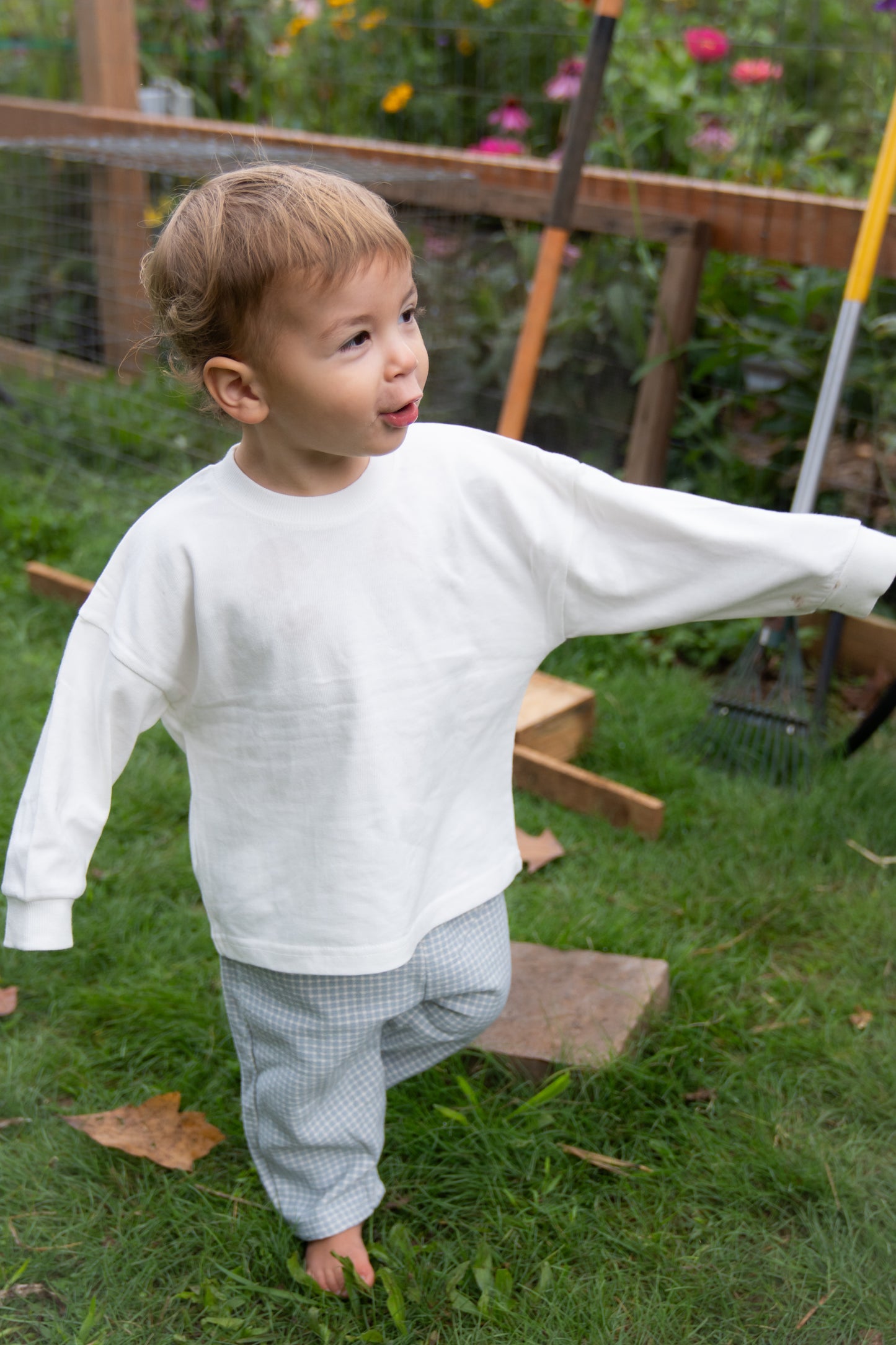 White long sleeve shirt